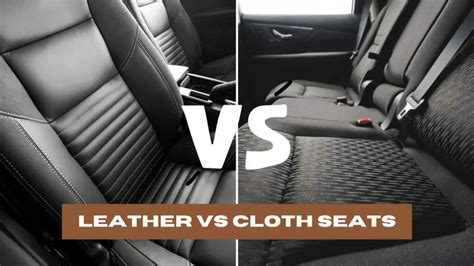 pros and cons of cloth seats